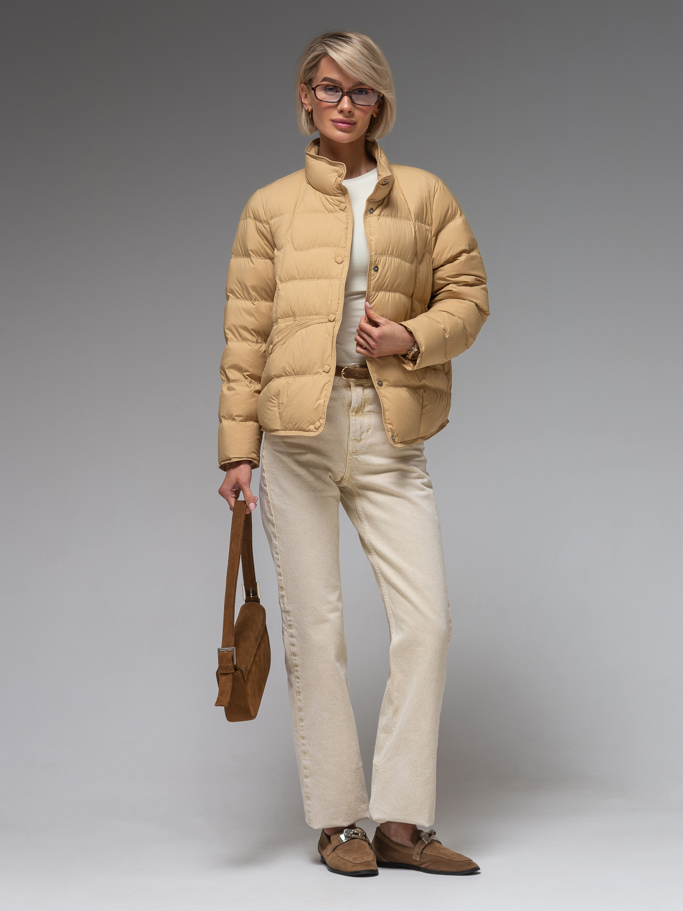 Куртки и дубленки VIVA WEAR модель 6081-beige Фото
