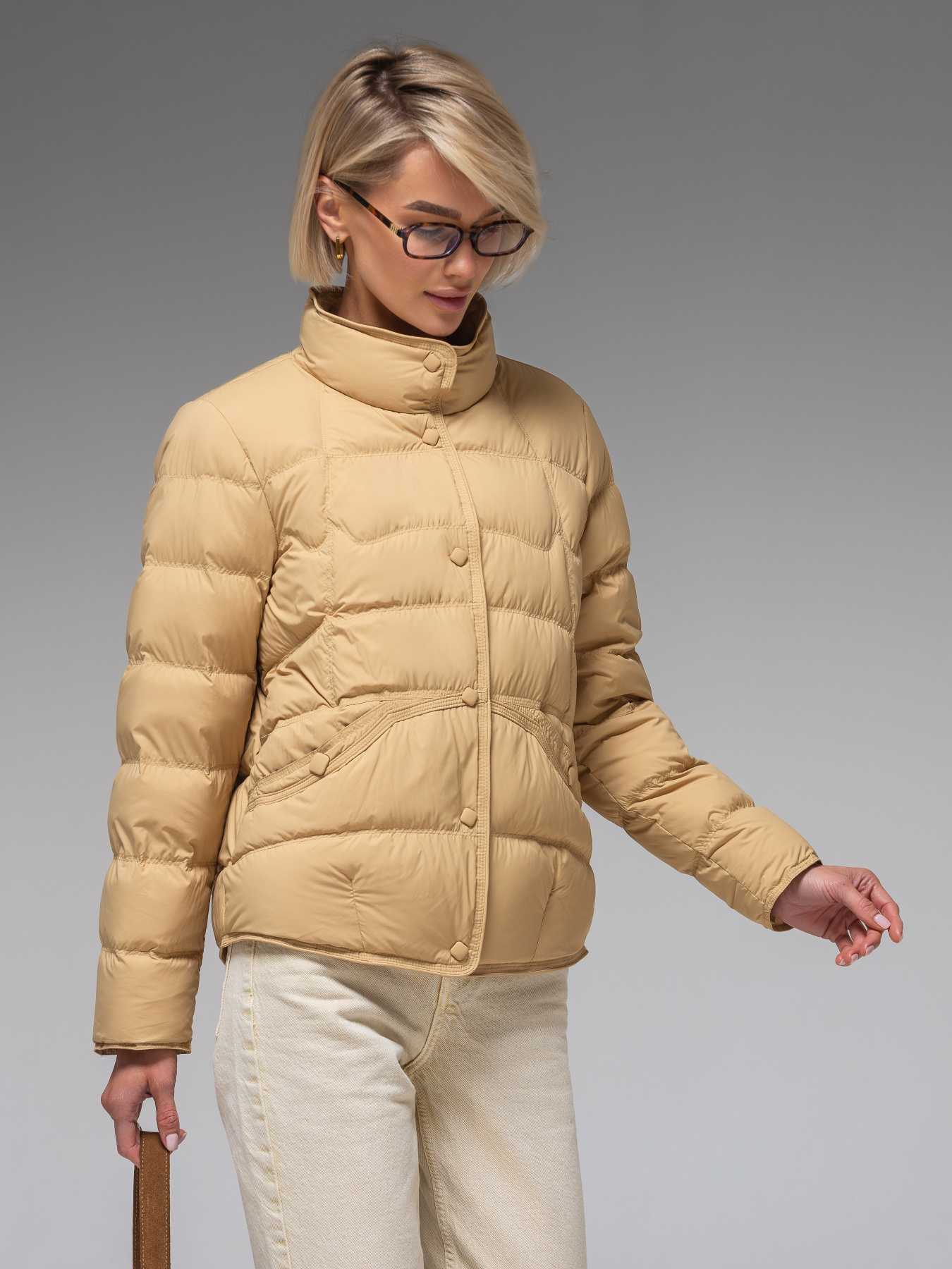 Куртки и дубленки VIVA WEAR модель 6081-beige Фото