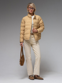 Куртки и дубленки VIVA WEAR модель 6081-beige Фото