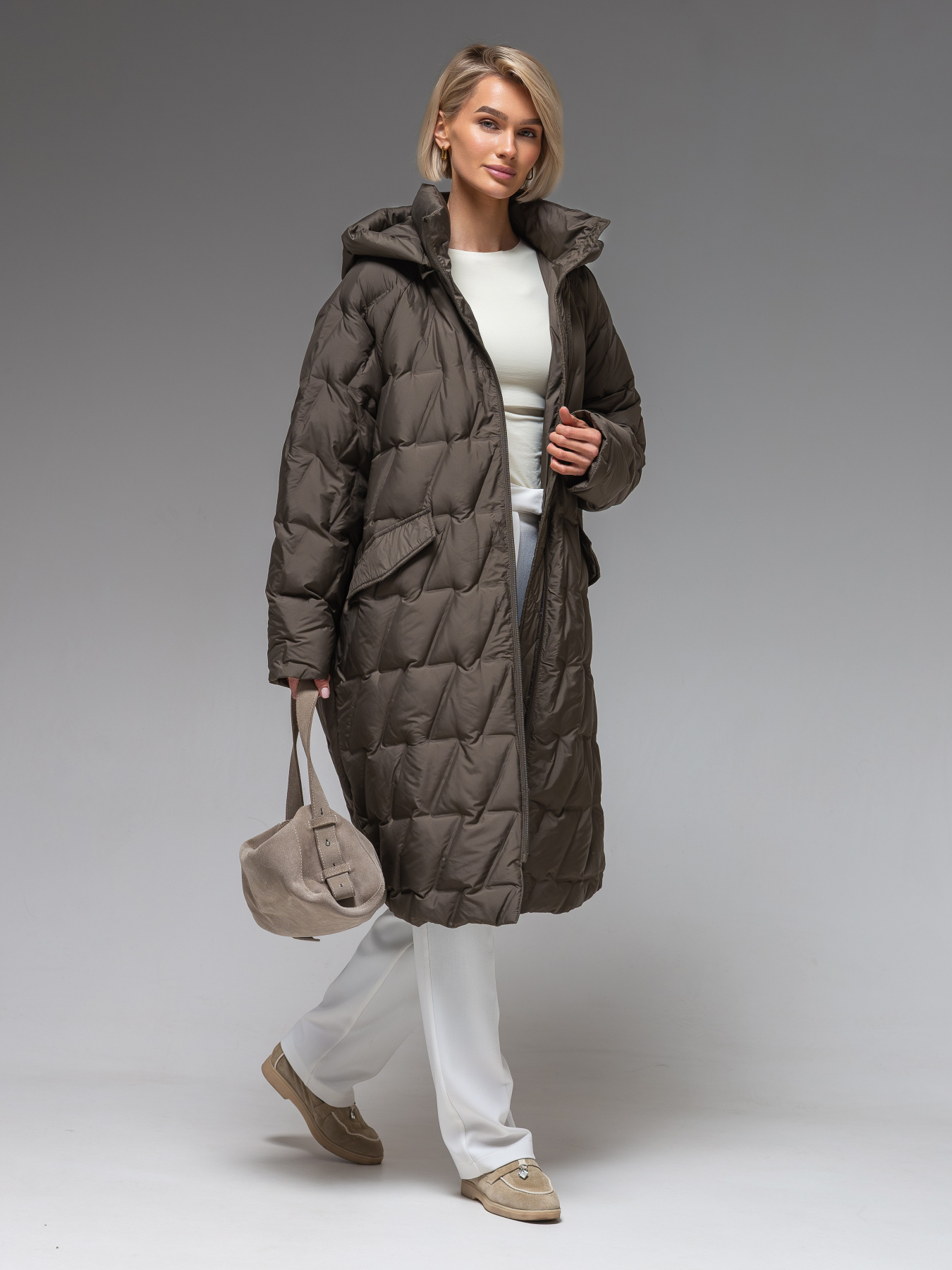 Куртки и дубленки VIVA WEAR модель 6536-khaki Фото