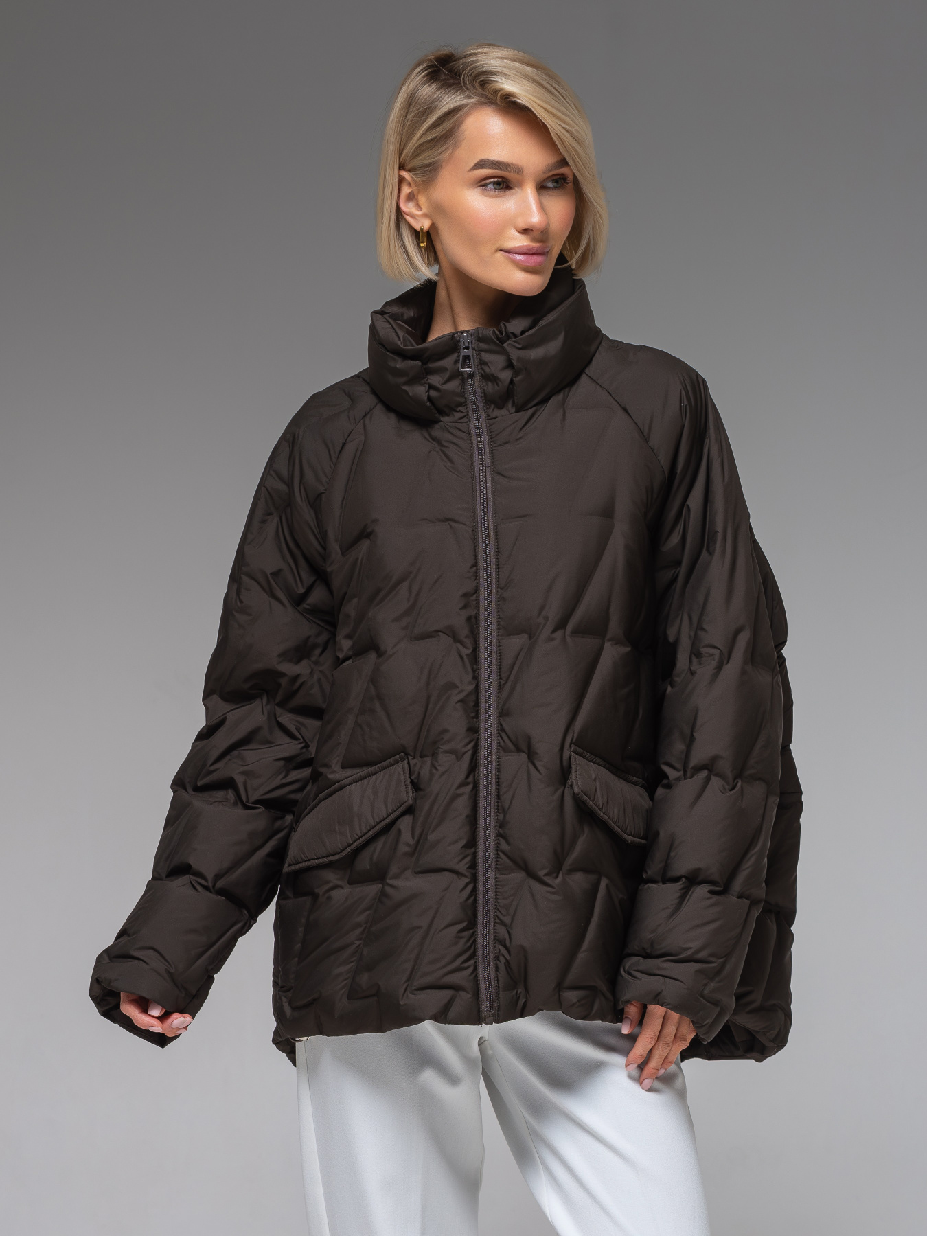 Куртки и дубленки VIVA WEAR модель 6535-chocolate Фото