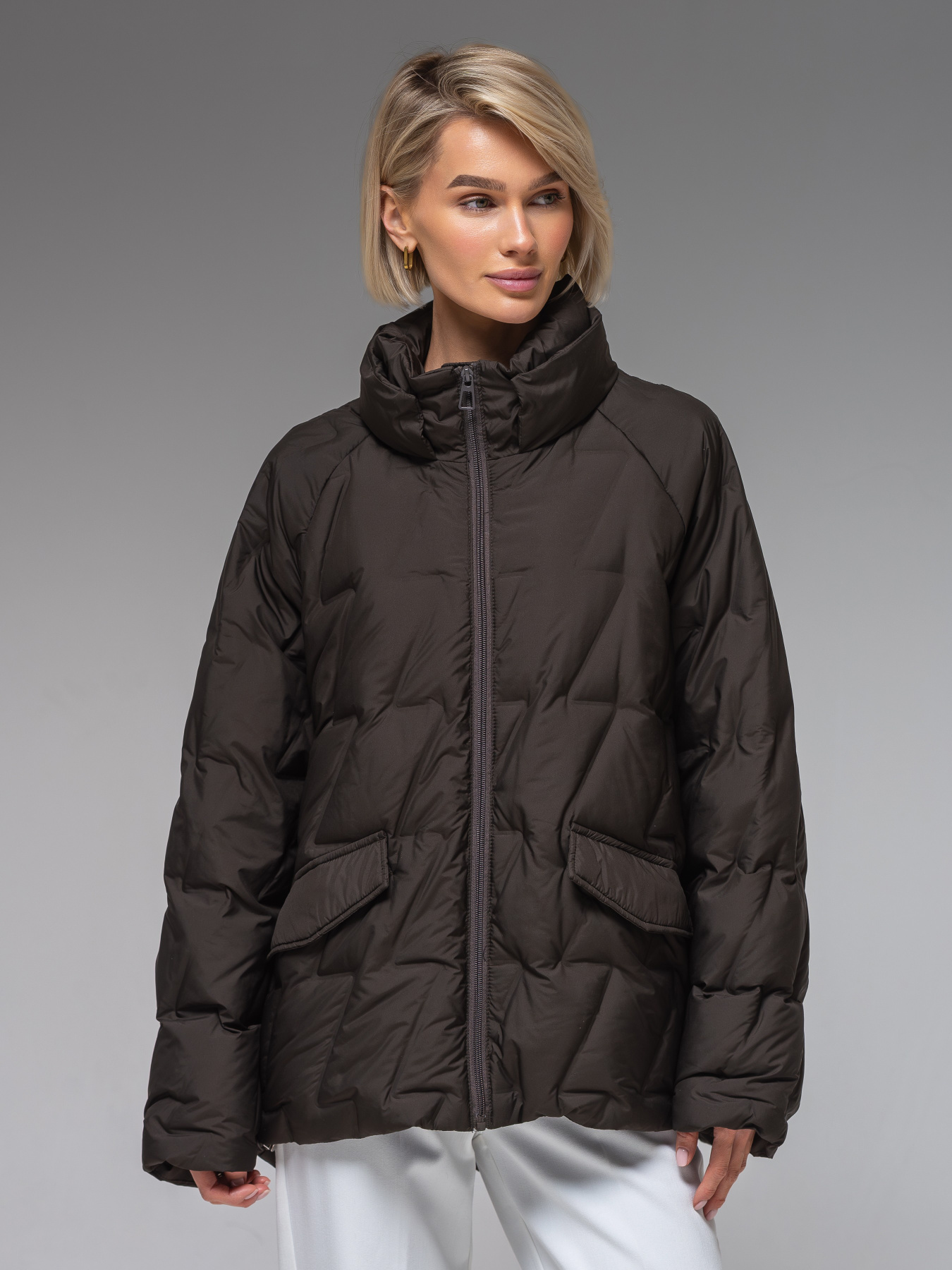 Куртки и дубленки VIVA WEAR модель 6535-chocolate Фото