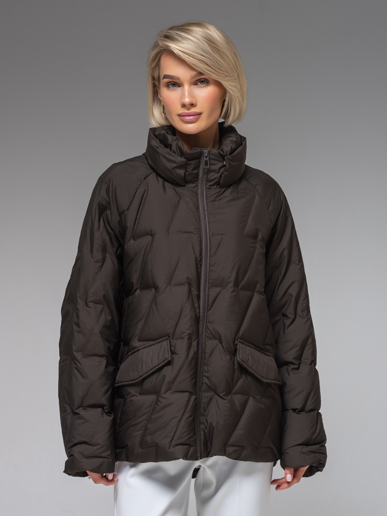 Куртки и дубленки VIVA WEAR модель 6535-chocolate Фото