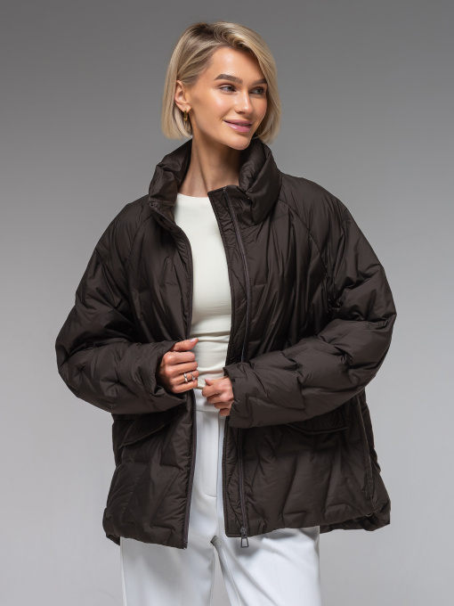 Куртки и дубленки VIVA WEAR модель 6535-chocolate Фото