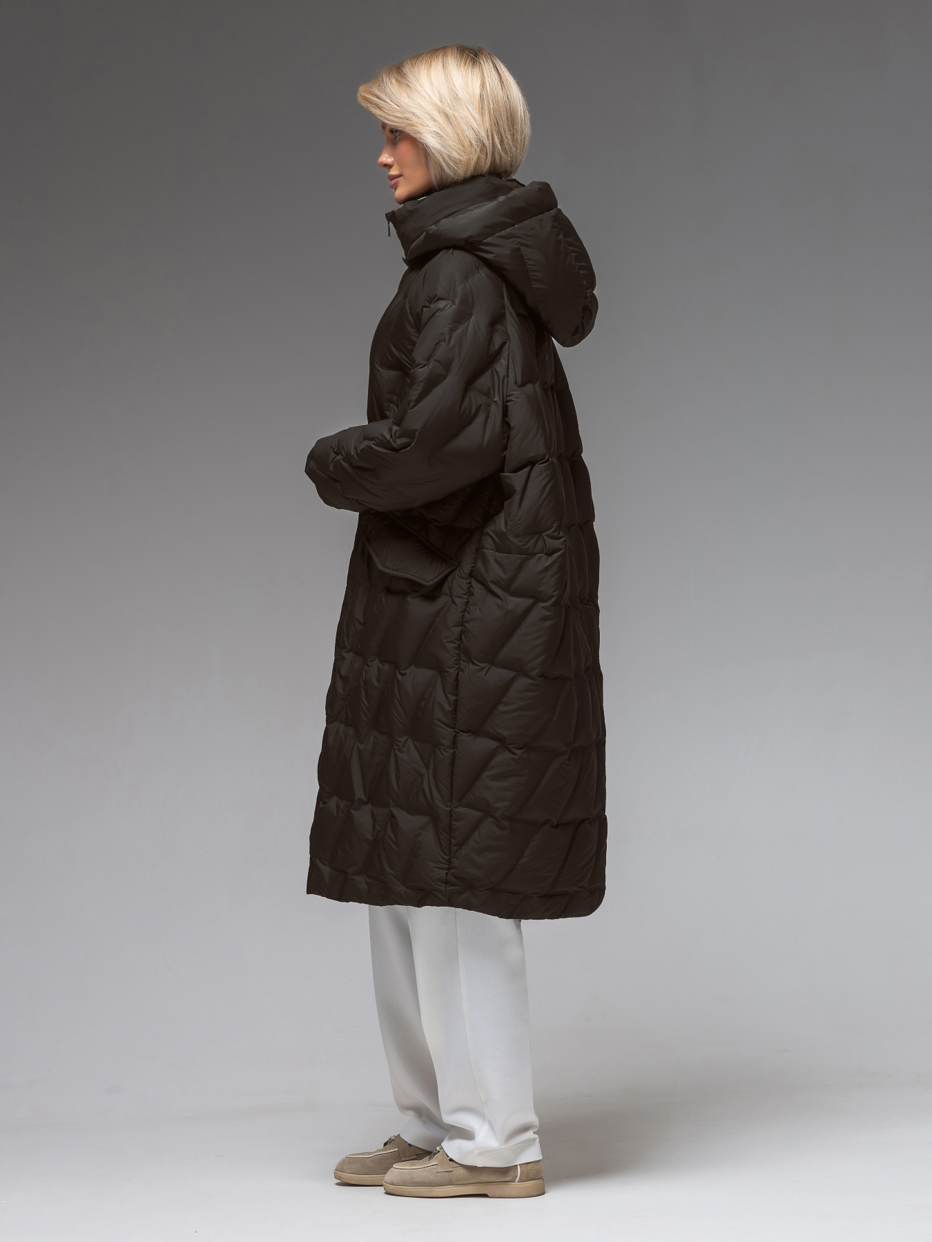 Куртки и дубленки VIVA WEAR модель 6536-chocolate Фото