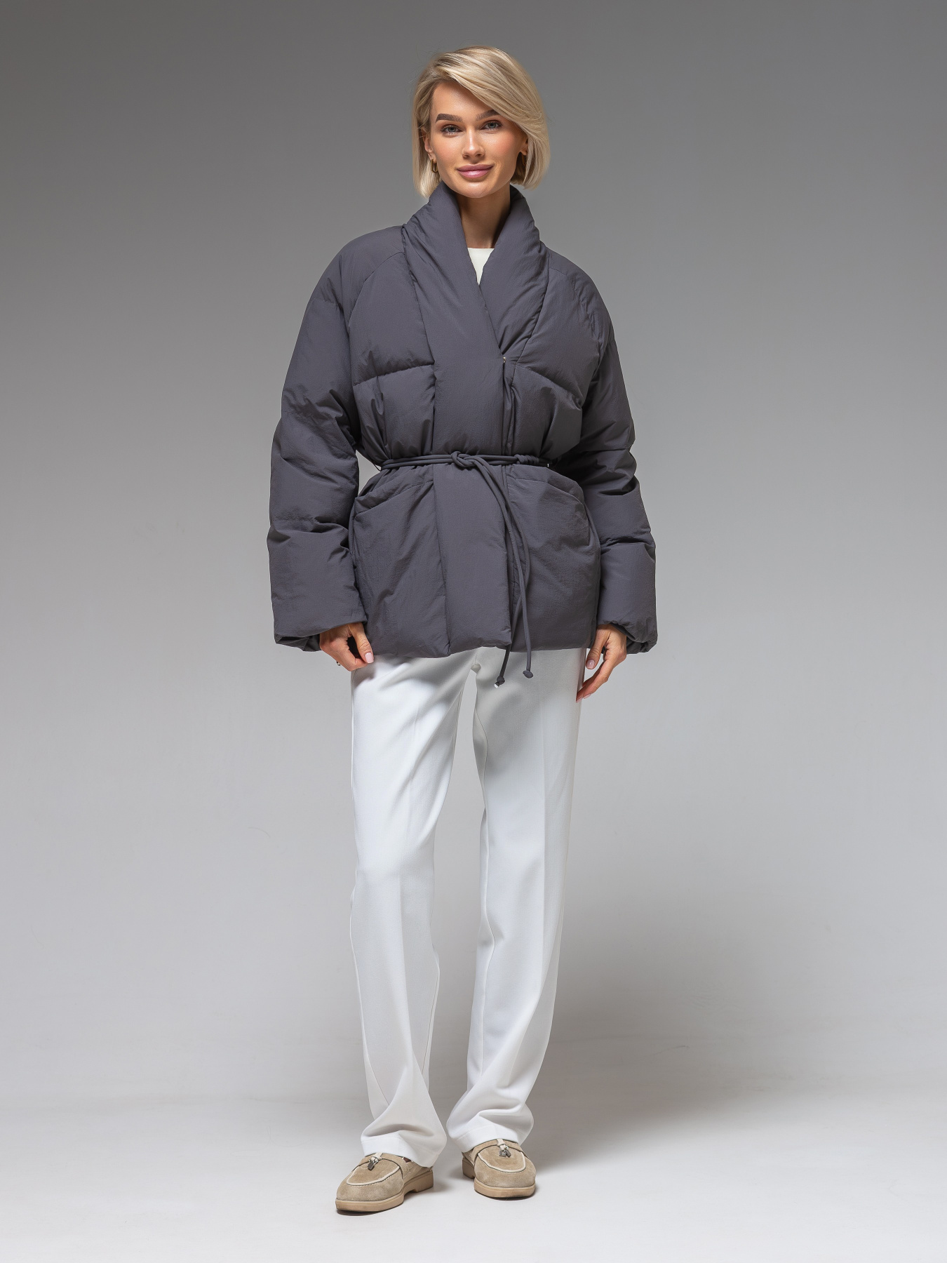 Куртки та дублянки VIVA WEAR модель 186-gray Фото