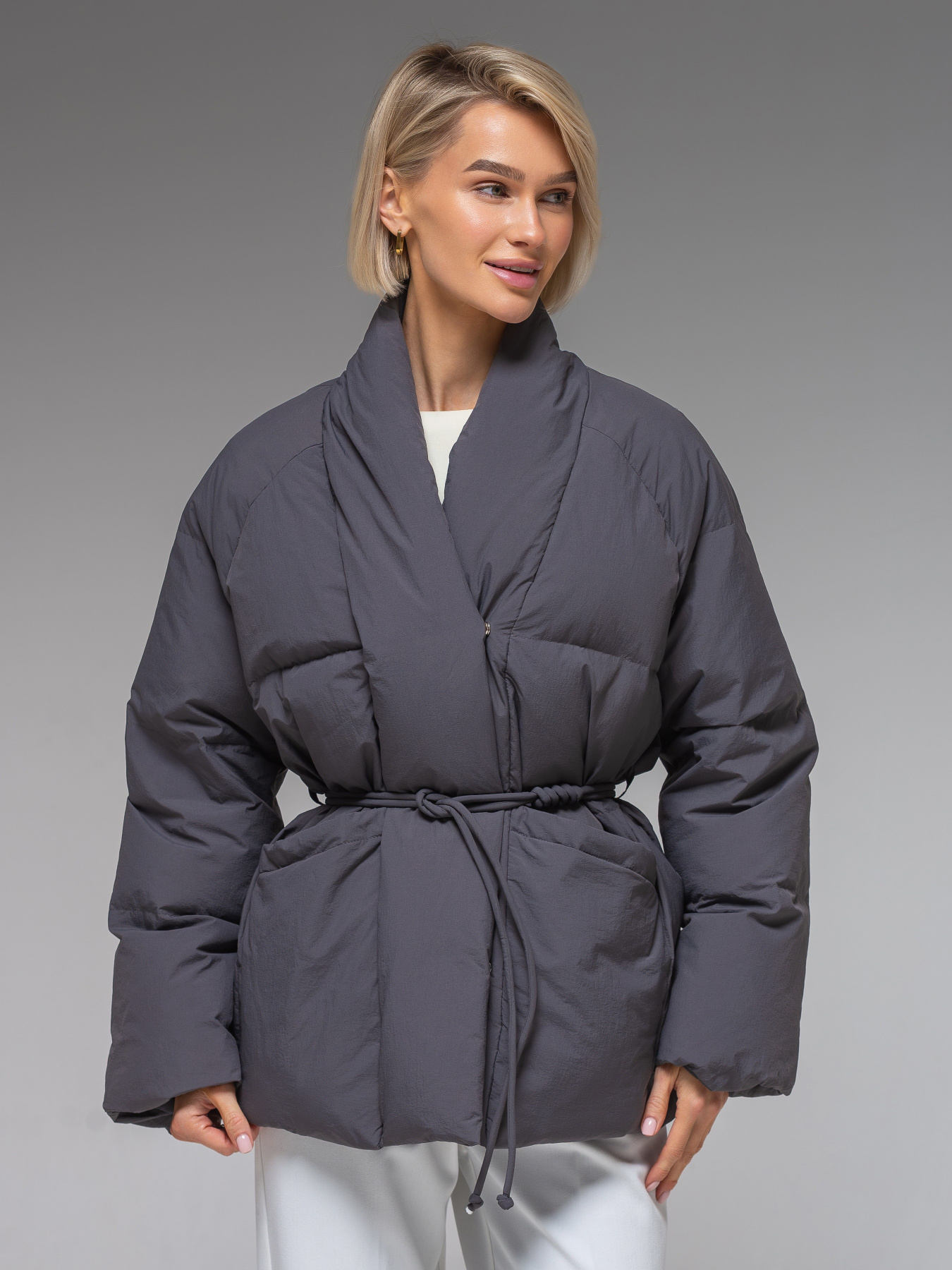 Куртки та дублянки VIVA WEAR модель 186-gray Фото