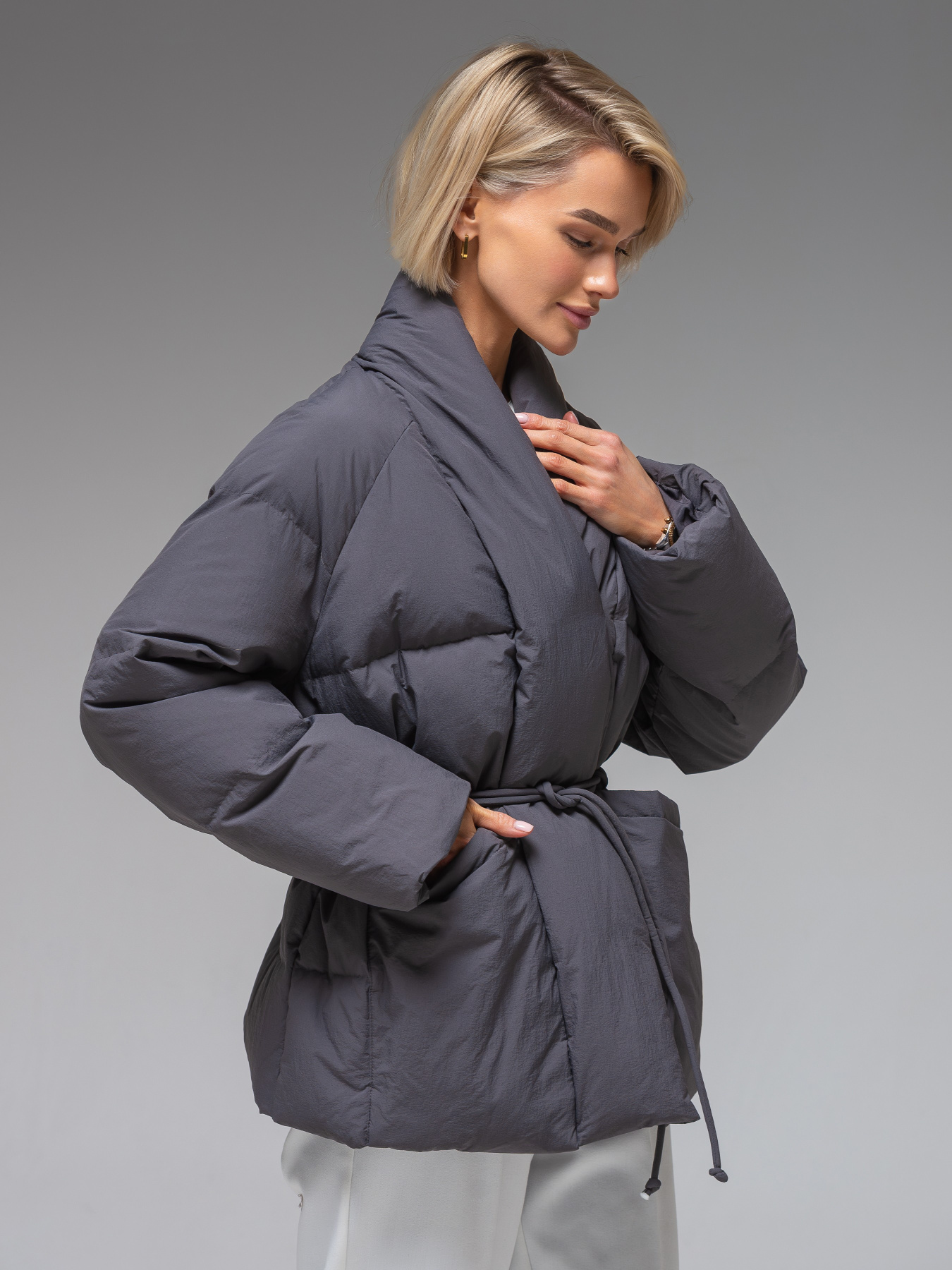 Куртки та дублянки VIVA WEAR модель 186-gray Фото