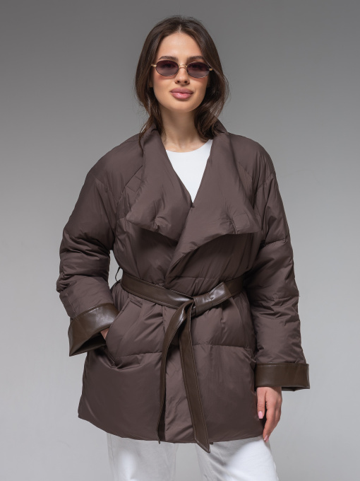 Куртки та дублянки VIVA WEAR модель 99862-chocolate Фото