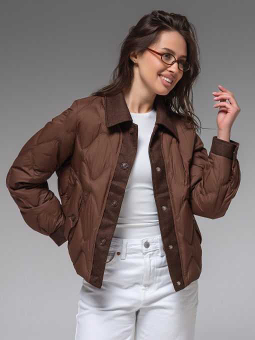 Куртки и дубленки VIVA WEAR модель 9011-brown Фото