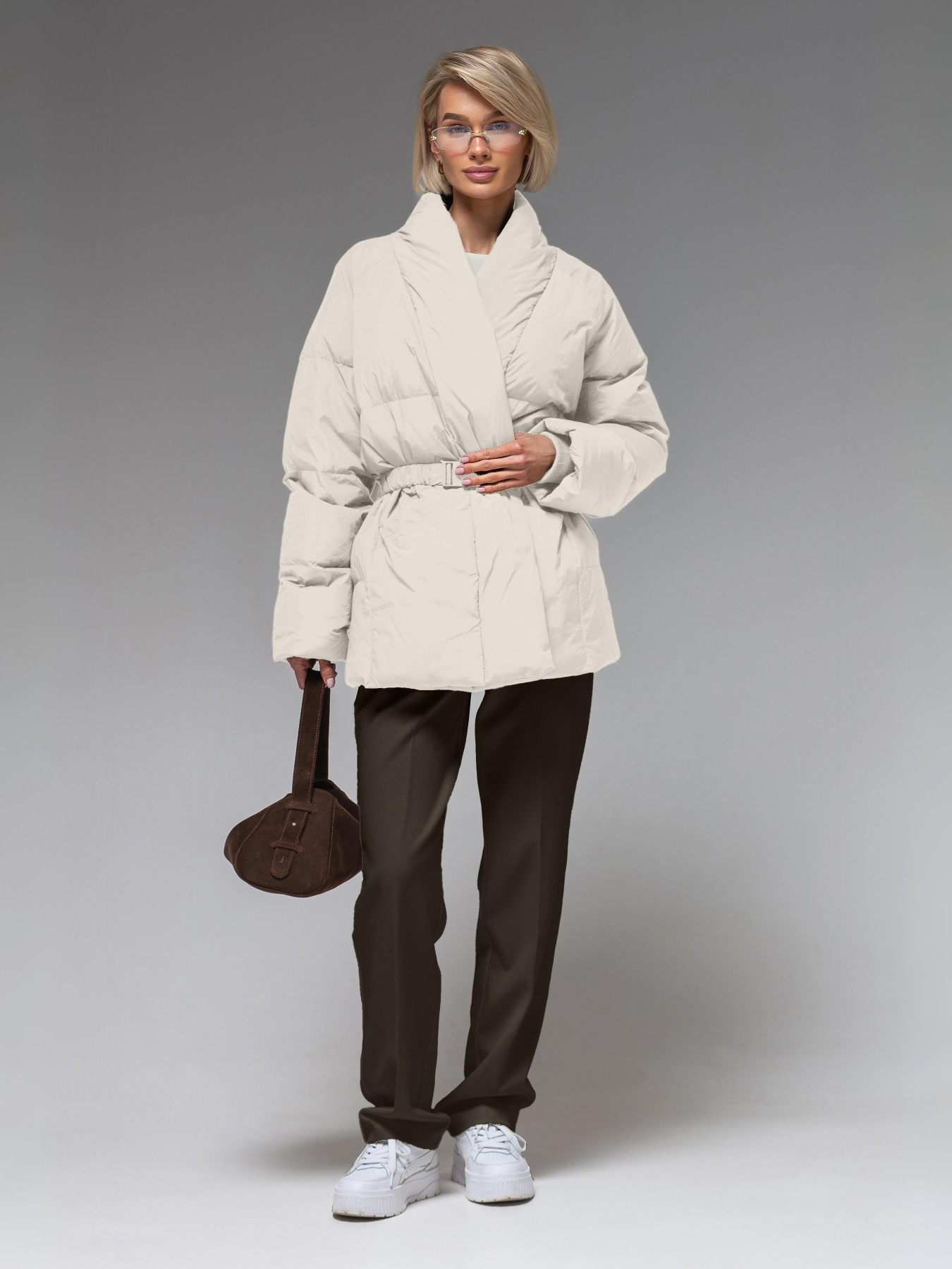 Куртки та дублянки VIVA WEAR модель 8866-white Фото