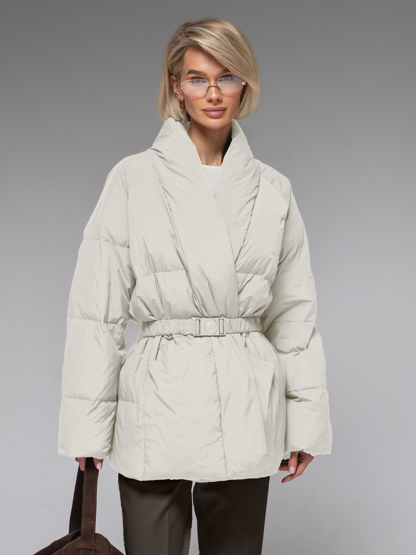 Куртки та дублянки VIVA WEAR модель 8866-white Фото