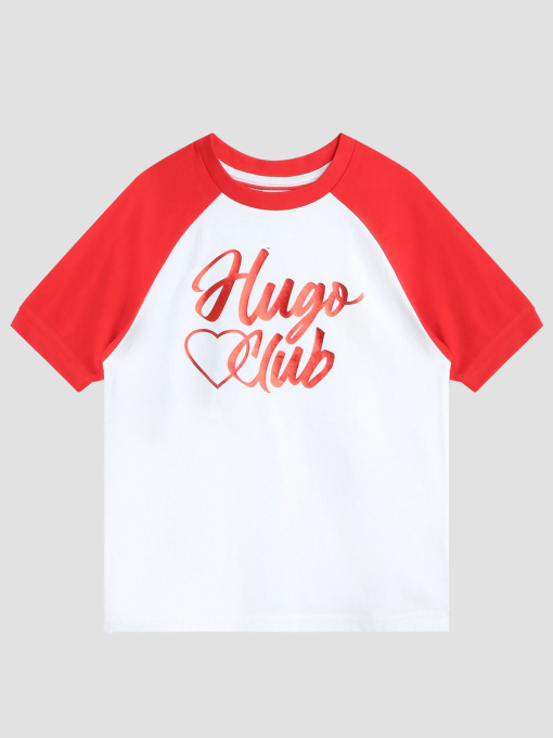 Футболки і поло HUGO Kids модель G00089;10P Фото