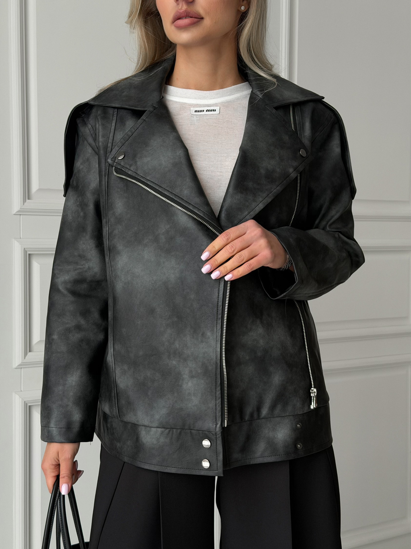 Куртки та дублянки Jadone Fashion модель Dica_grafit Фото