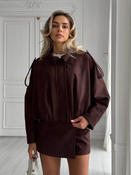 Куртки та дублянки Jadone Fashion модель Trim_chokol Фото