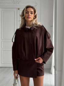 Куртки та дублянки Jadone Fashion модель Trim_chokol Фото