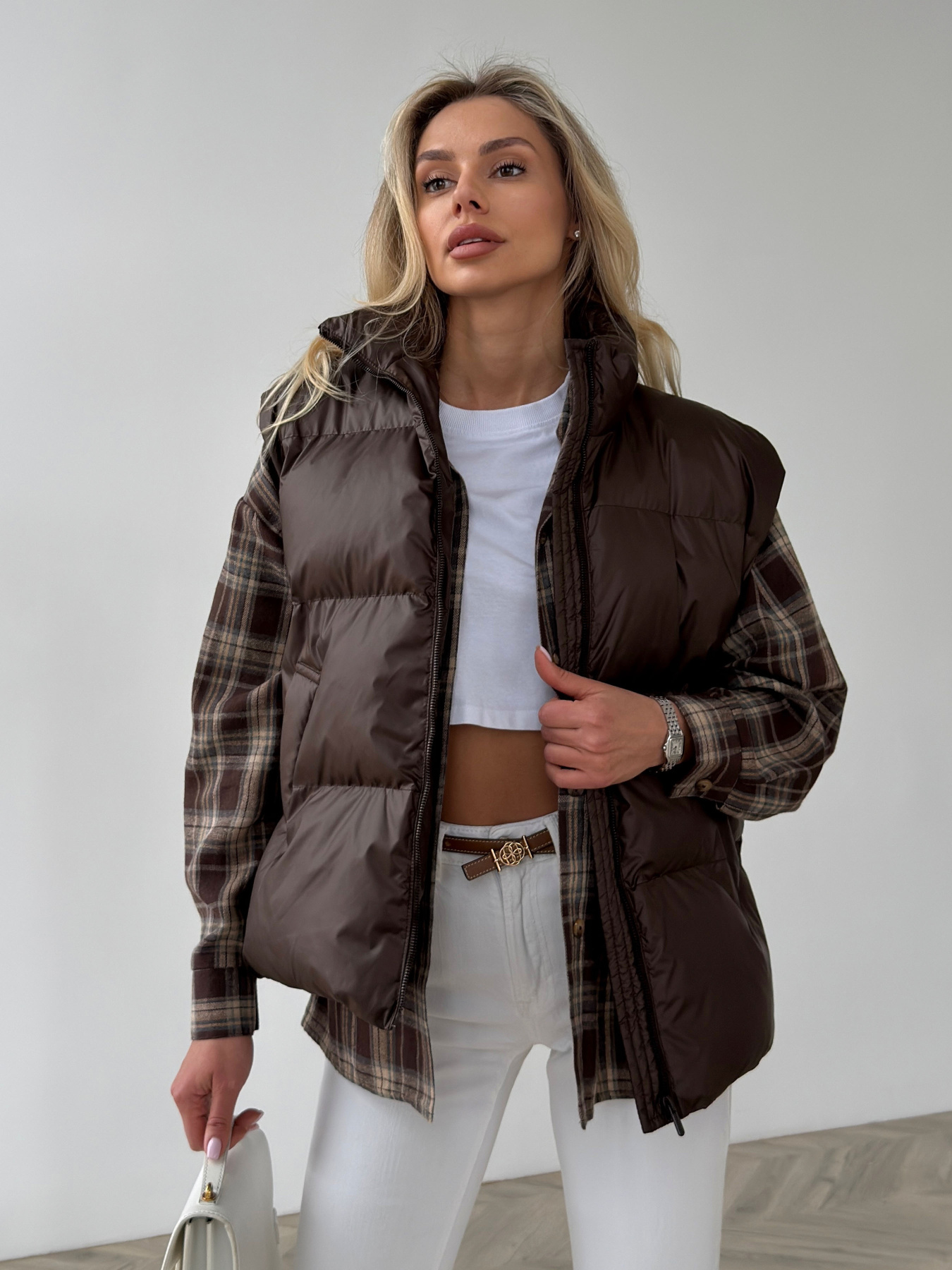 Куртки та дублянки Jadone Fashion модель Ayvi_chocolate Фото