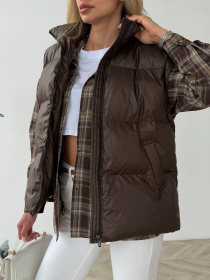 Куртки та дублянки Jadone Fashion модель Ayvi_chocolate Фото