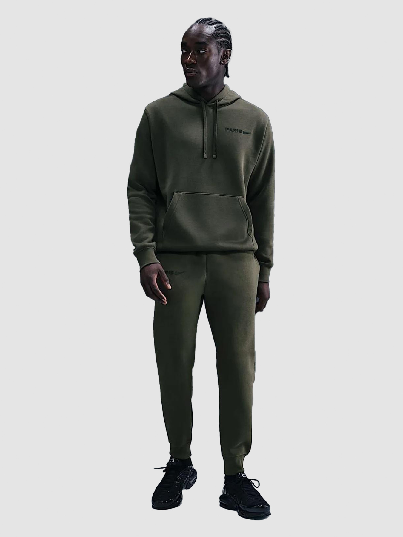 Худі та світшоти NIKE Psg Club Olive модель HM2888-325 Худі та світшоти NIKE Psg Club Olive модель HM2888-325 Фото