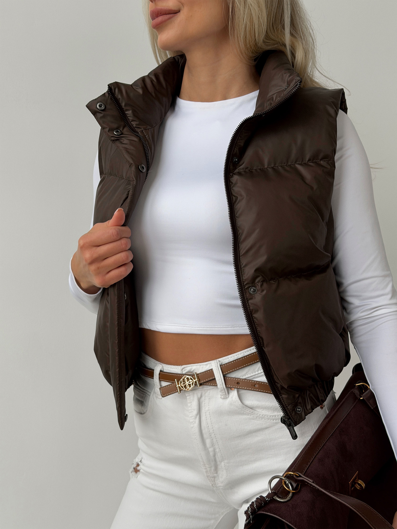 Куртки и дубленки Jadone Fashion модель Skay_chocolate Фото