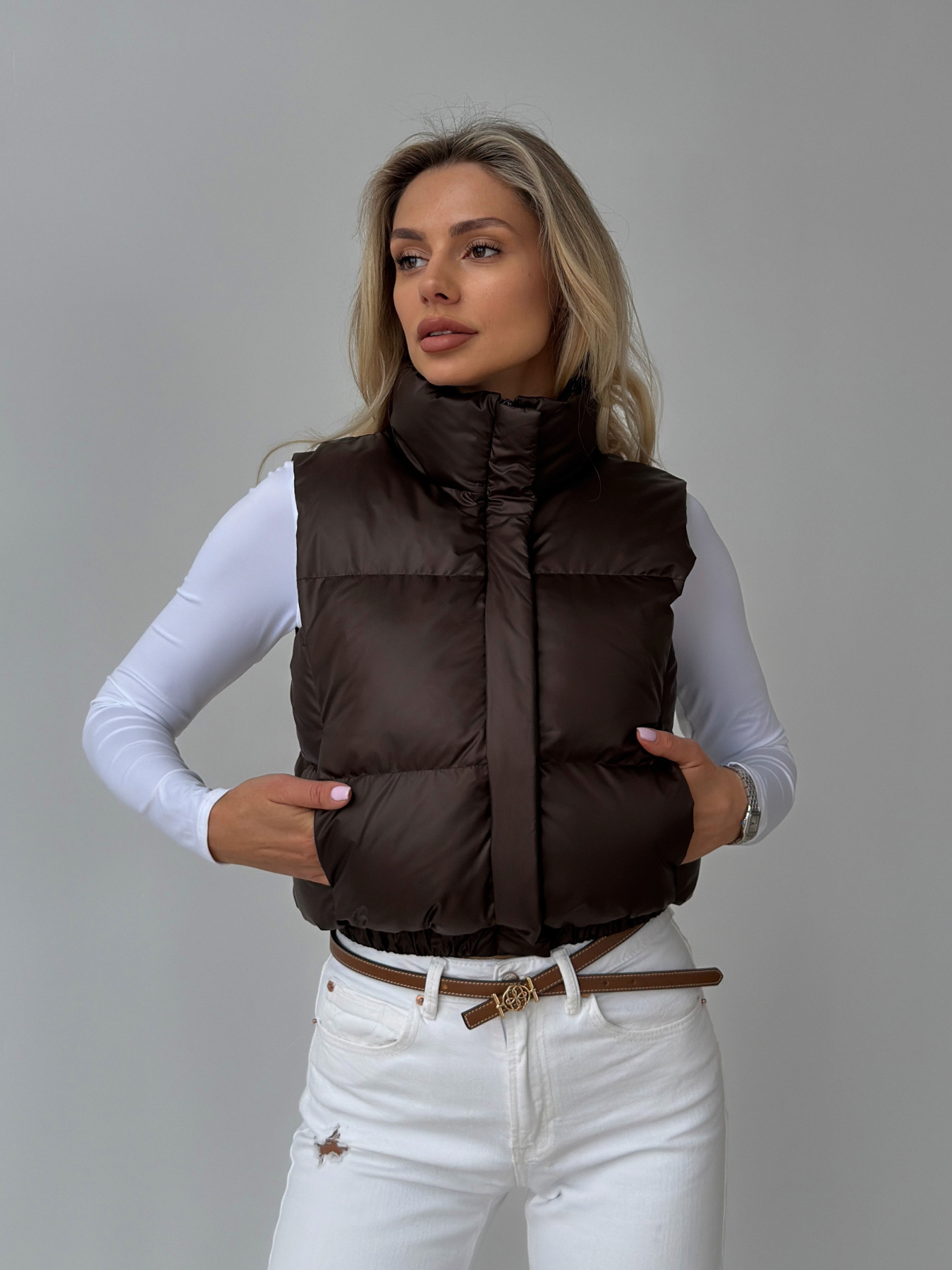 Куртки и дубленки Jadone Fashion модель Skay_chocolate Фото