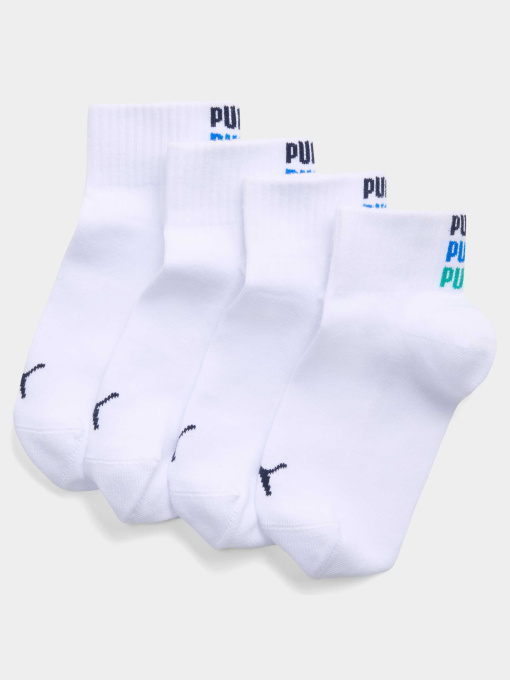 Шкарпетки та гольфи PUMA Kids Logo Block Quarter модель 947576 Фото