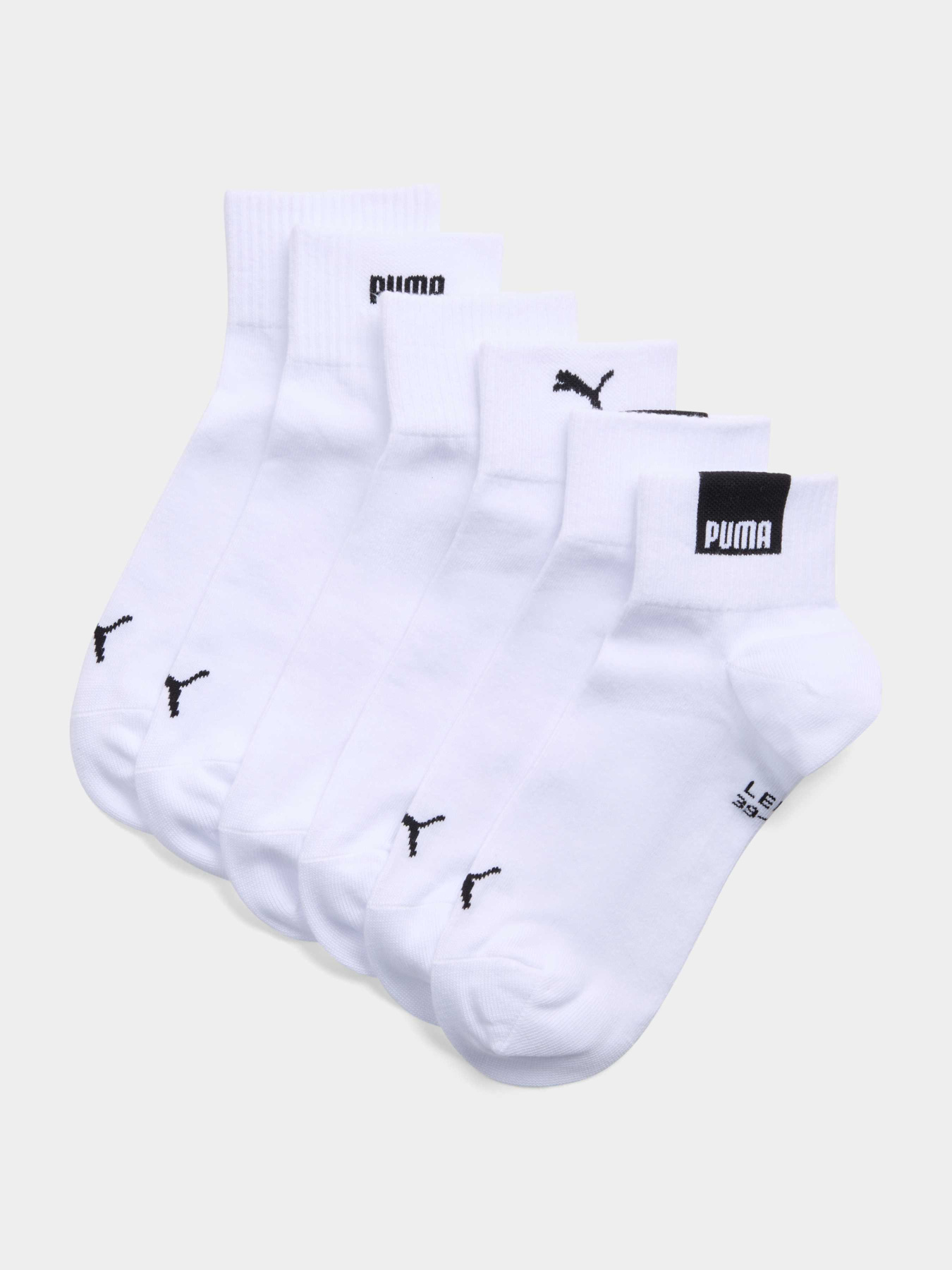 Шкарпетки та гольфи PUMA Unisex Logo Quarter 3p модель 947562 Шкарпетки та гольфи PUMA Unisex Logo Quarter 3p модель 947562 Фото