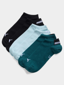 Шкарпетки та гольфи PUMA Unisex Logo Sneaker 3p модель 947567 Фото