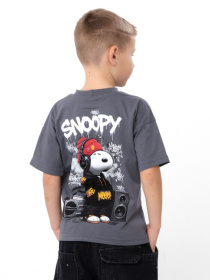 Футболки и поло Носи своє модель 6414-001-33-4-1-temnij-graft-snoopy Фото