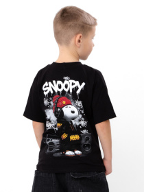 Футболки и поло Носи своє модель 6414-001-33-4-1-chornij-snoopy Фото