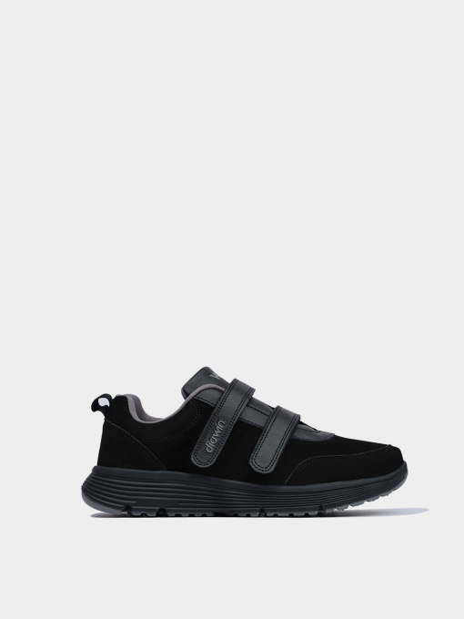 Кросівки Diawin модель ComfortLeather-Black-Wide Фото
