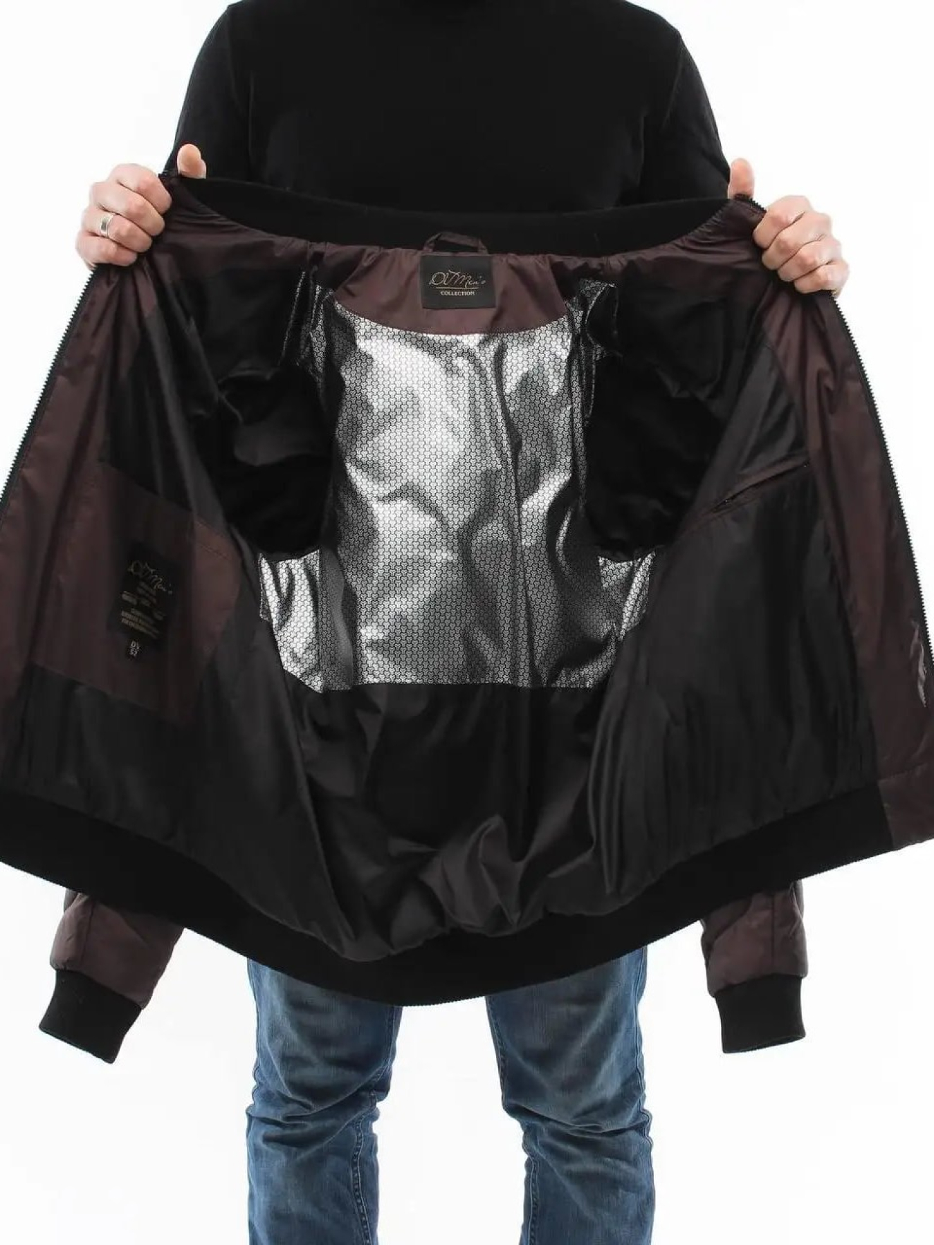 Куртки и дубленки UVENTUM модель 136-DVL-brown Фото
