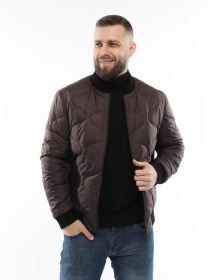 Куртки и дубленки UVENTUM модель 136-DVL-brown Фото