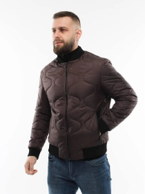 Куртки и дубленки UVENTUM модель 136-DVL-brown Фото