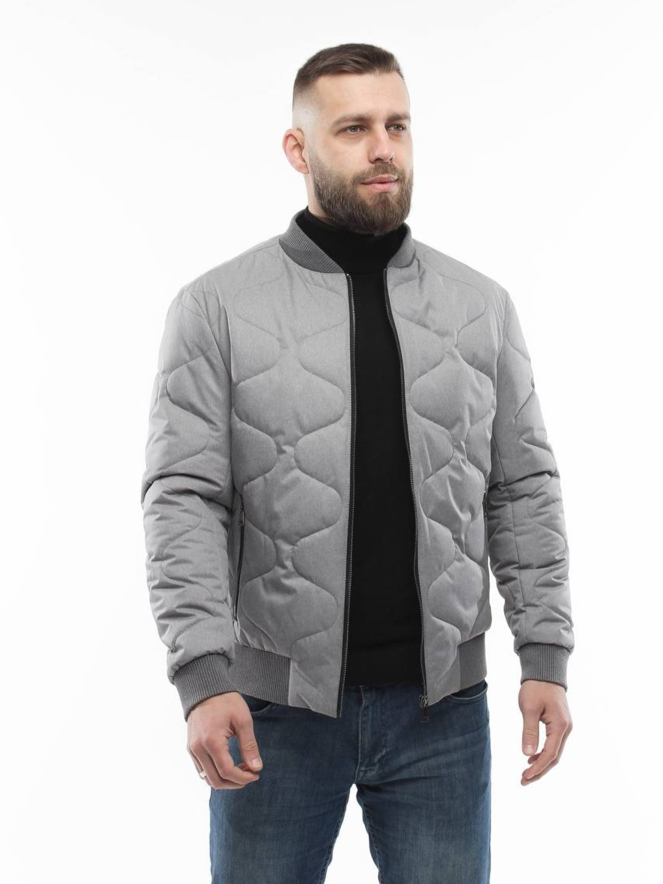 Куртки и дубленки UVENTUM модель 135-DVL-grey Фото