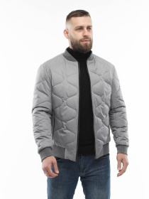 Куртки и дубленки UVENTUM модель 135-DVL-grey Фото