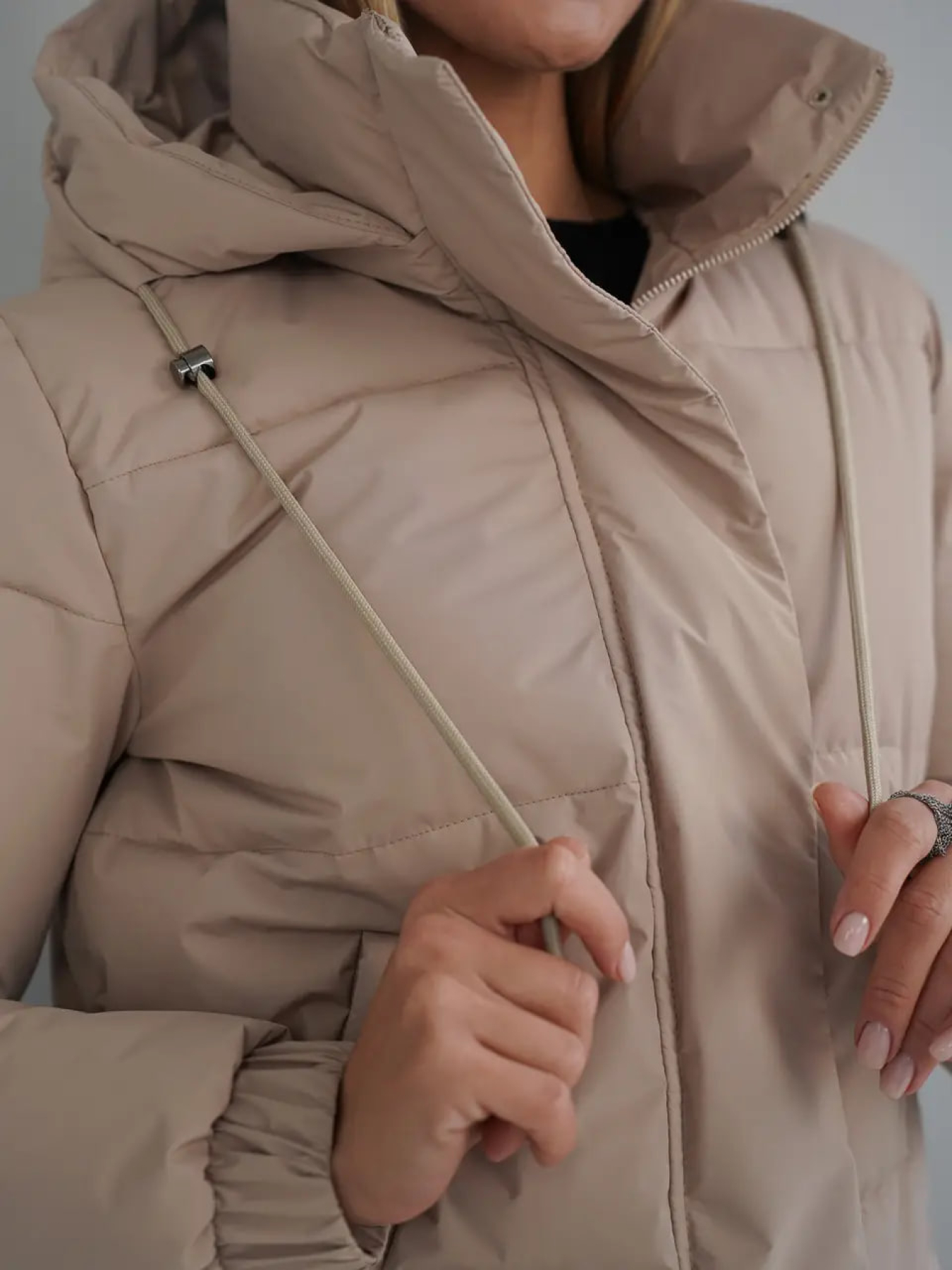 Куртки та дублянки UVENTUM модель Teffi-KL-beige Фото