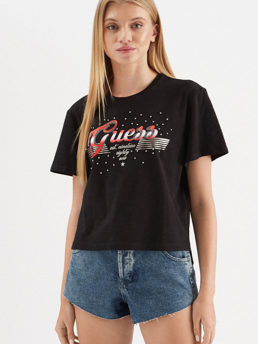 Футболки і поло GUESS модель W3GI33.KB3P0;JBLK Фото