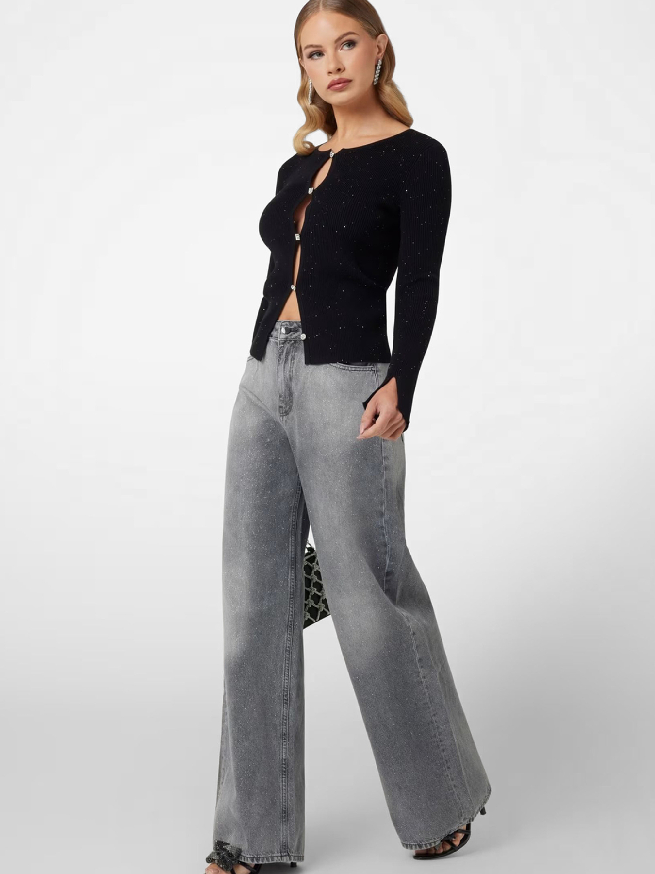 Худи и свитшоты GUESS модель W5RR17.Z34O0;JBLK Фото