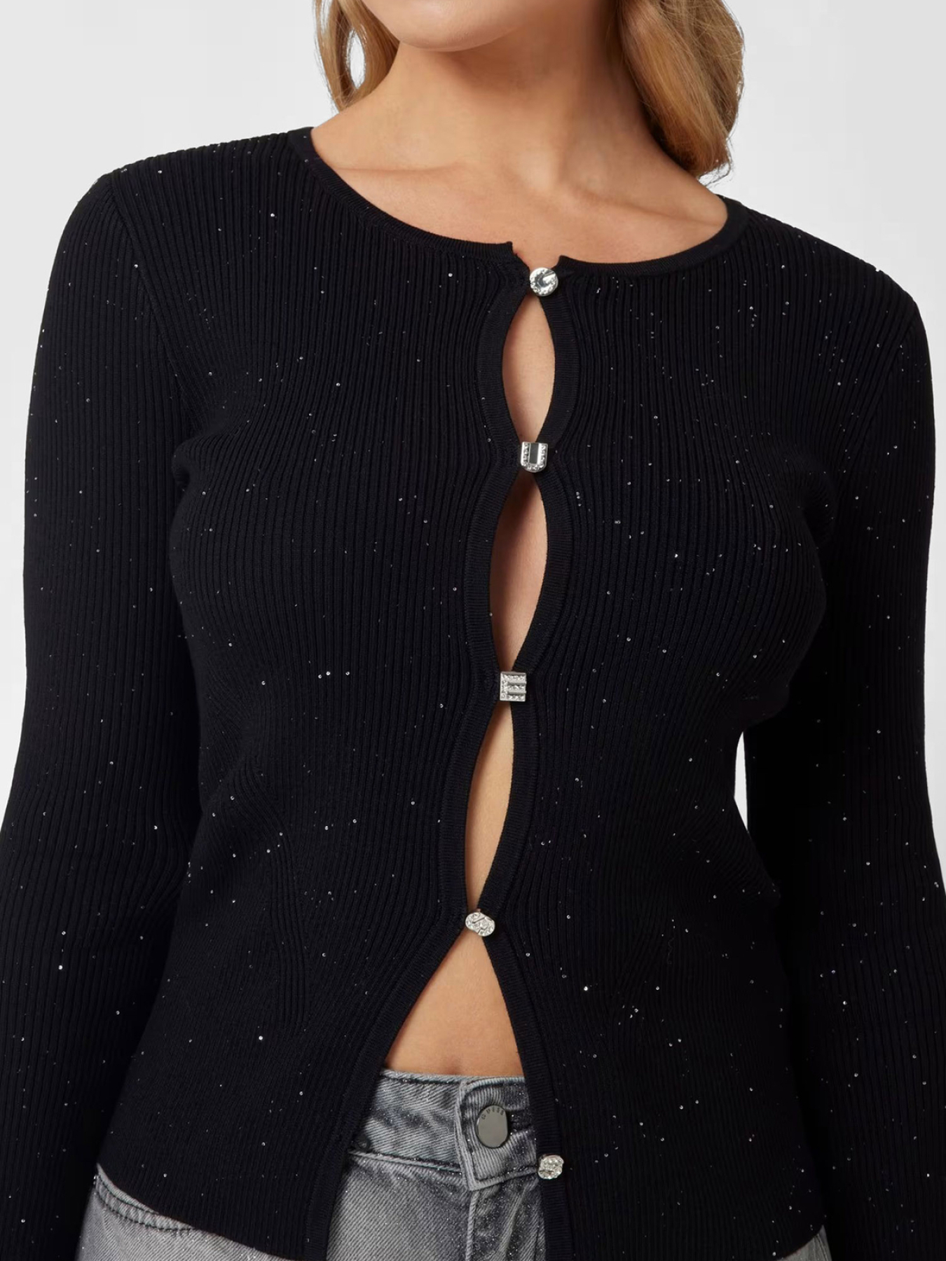Худи и свитшоты GUESS модель W5RR17.Z34O0;JBLK Фото