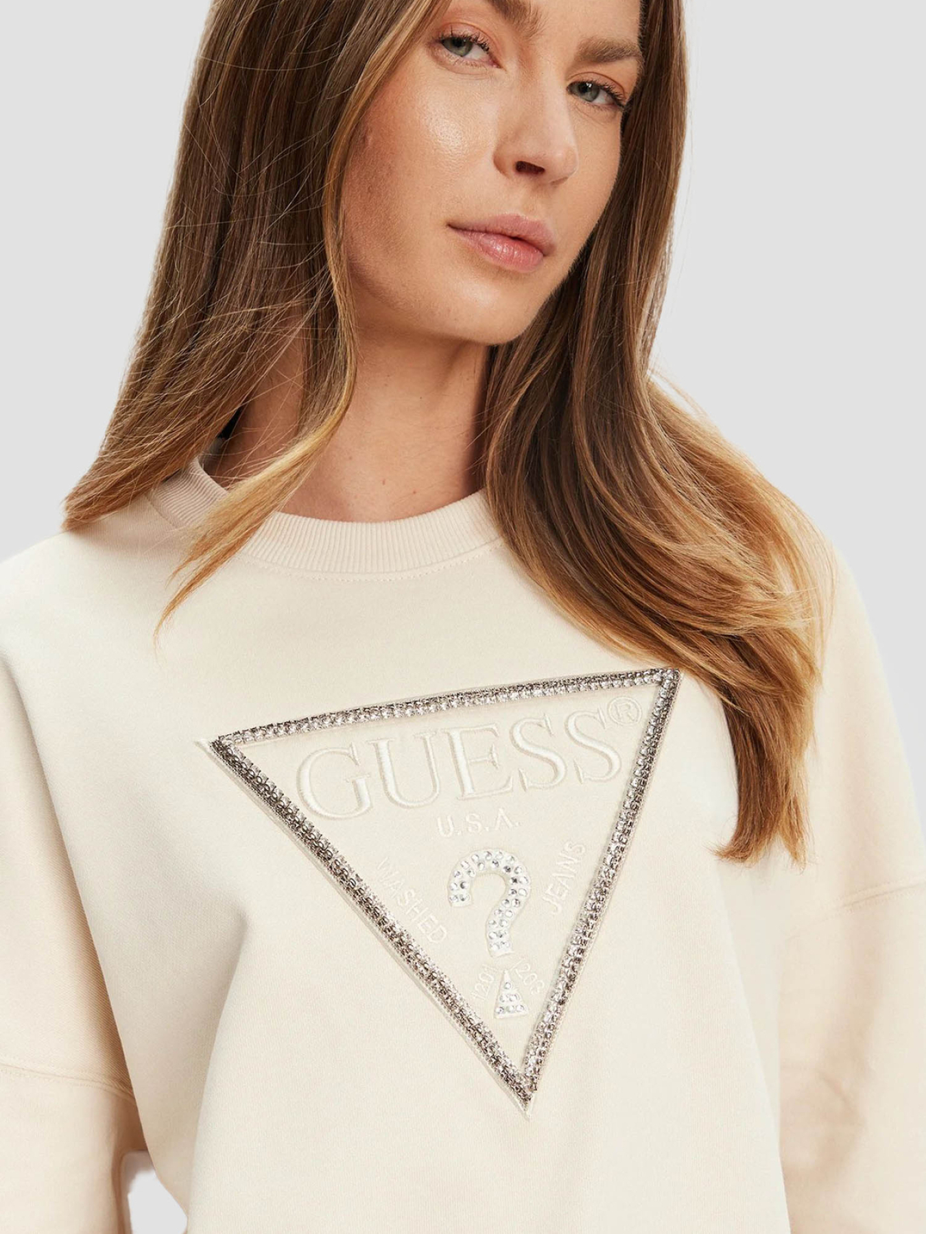 Худи и свитшоты GUESS модель W5YQ04.KC8I0;G1F7 Фото