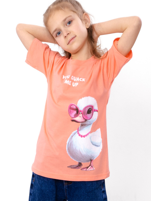 Футболки і поло Носи своє модель 6414-001-33-5-5-temno-persikovij-quack Фото