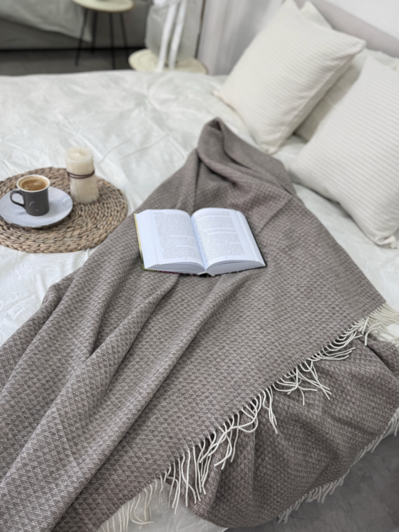 Плед вовняний з кашеміром Toscana Ecotton модель 24616-2 Плед вовняний з кашеміром Toscana Ecotton модель 24616-2 Фото