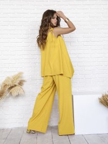 Костюми ISSA Plus модель 12067_mustard Фото