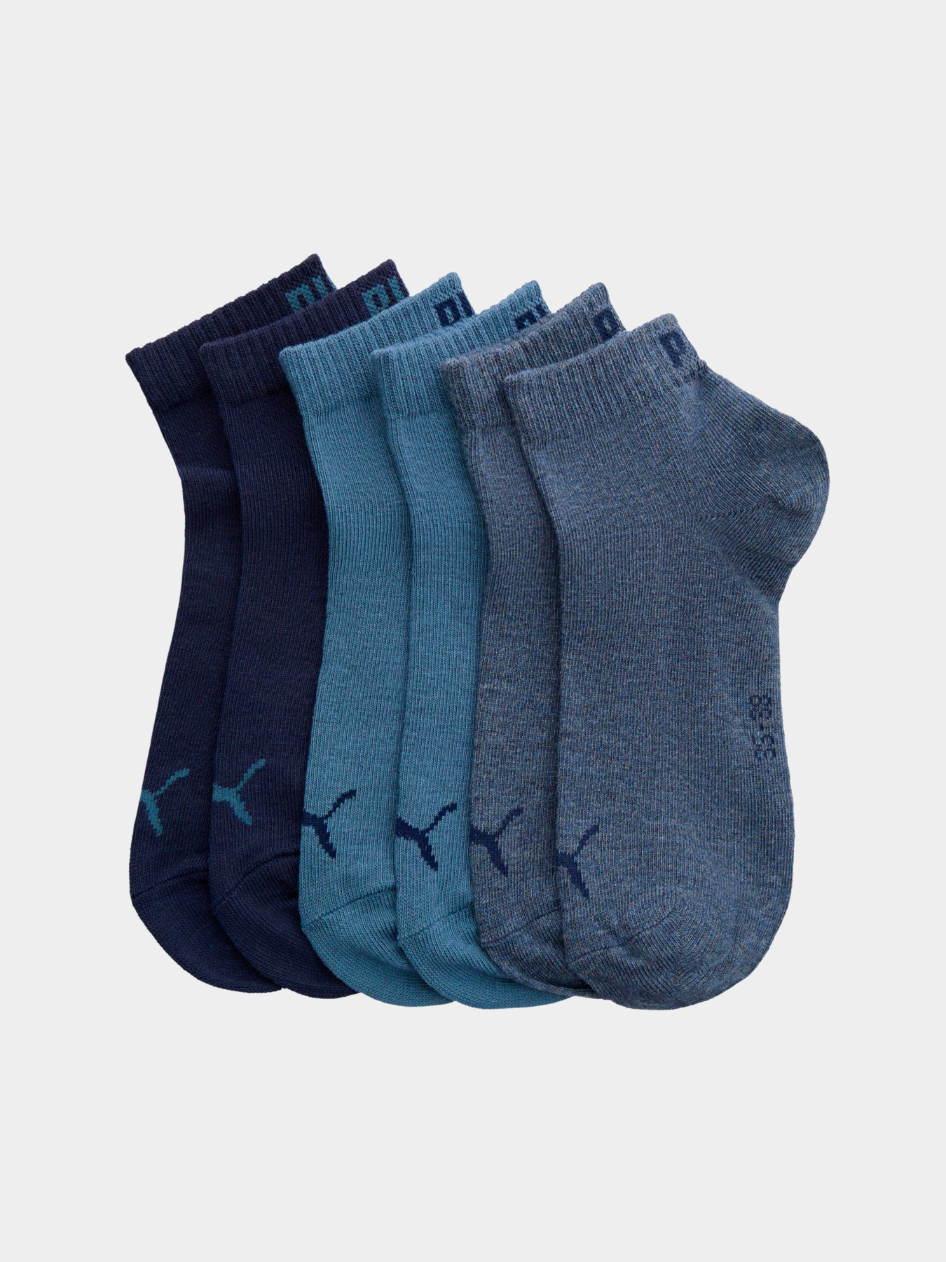 Шкарпетки та гольфи PUMA Kids Plain Quarter 3p модель 938809 Шкарпетки та гольфи PUMA Kids Plain Quarter 3p модель 938809 Фото