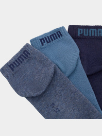 Шкарпетки та гольфи PUMA Kids Plain Quarter 3p модель 938809 Фото