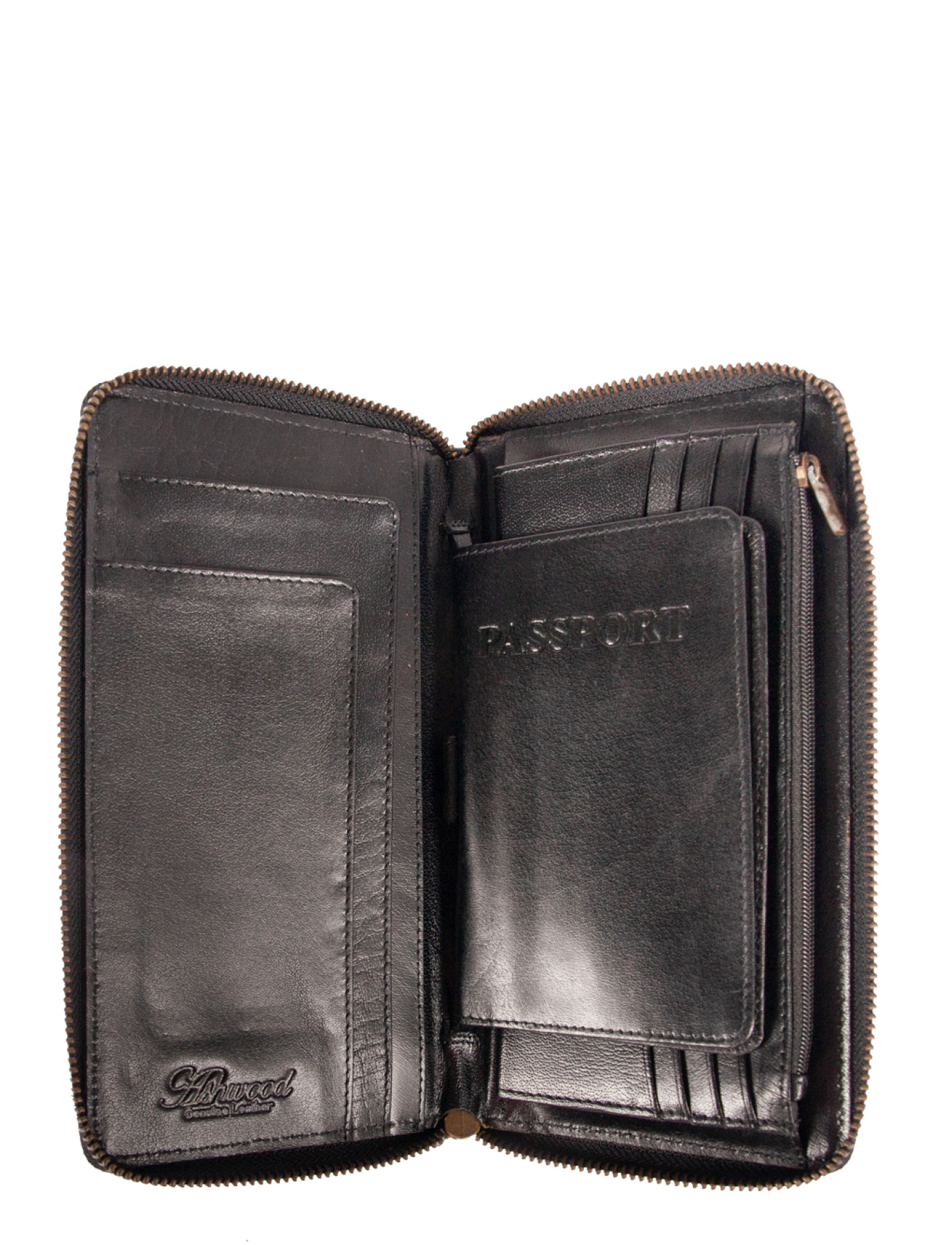 Гаманці Ashwood Leather модель TW01 BLACK Фото