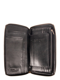 Гаманці Ashwood Leather модель TW01 BLACK Фото