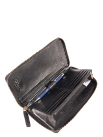 Гаманці Ashwood Leather модель TW01 BLACK Фото