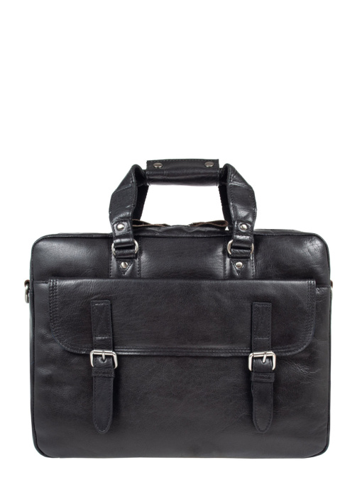 Сумки Ashwood Leather модель F83 BLACK/MUD Фото